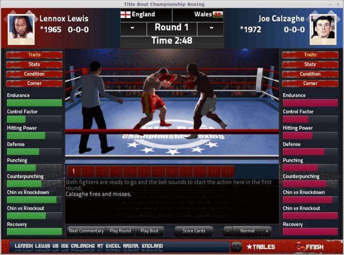 Untilited boxing game