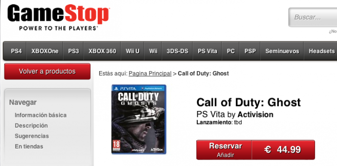 Call of Duty: Ghosts - Vita