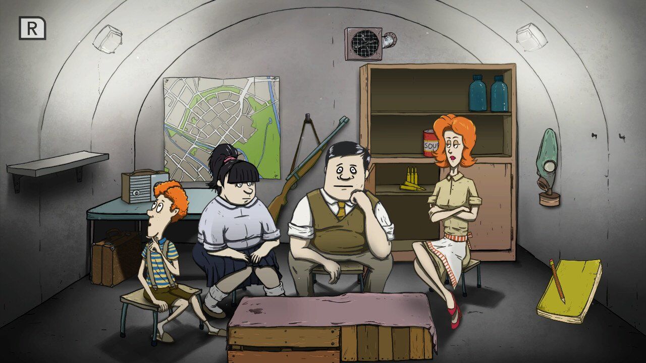 Get to the fallout shelter a preview of 60 seconds for nintendo switch