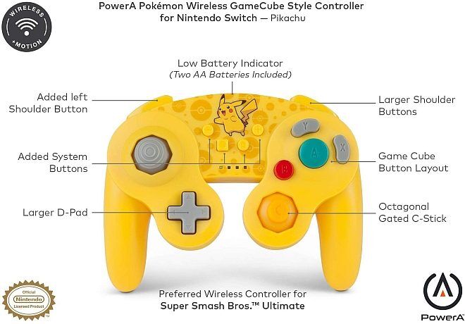 wireless gamecube controller switch