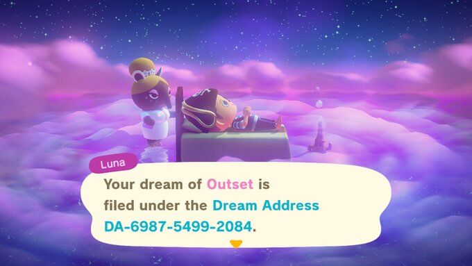 animal crossing new horizon dream codes