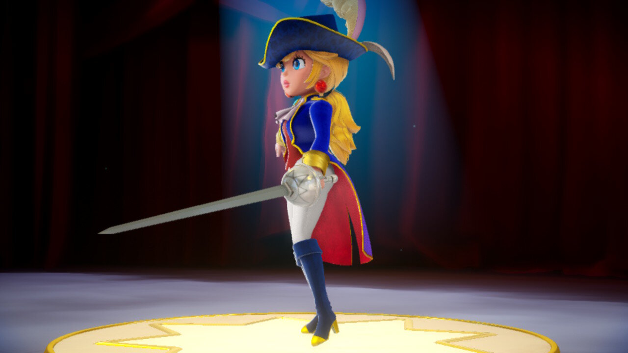 Princess Peace as Swordfighter Peach